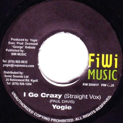 Yogie - I Go Crazy