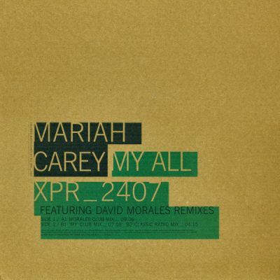 Mariah Carey - My All (David Morales Remixes)
