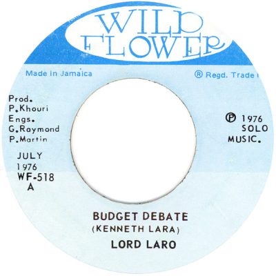 Lord Laro - Budget Debate