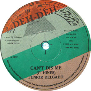 Junior Delgado ‎– Can't Dis Me
