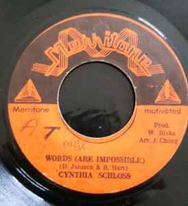 Cynthia Schloss – Words (Are Impossible)